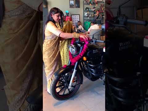 ROYAL ENFIELD DARK STEALTH BLACK CLASSIC 350 DELIVERY 2023😍🖤😱 #royalenfield #classic350