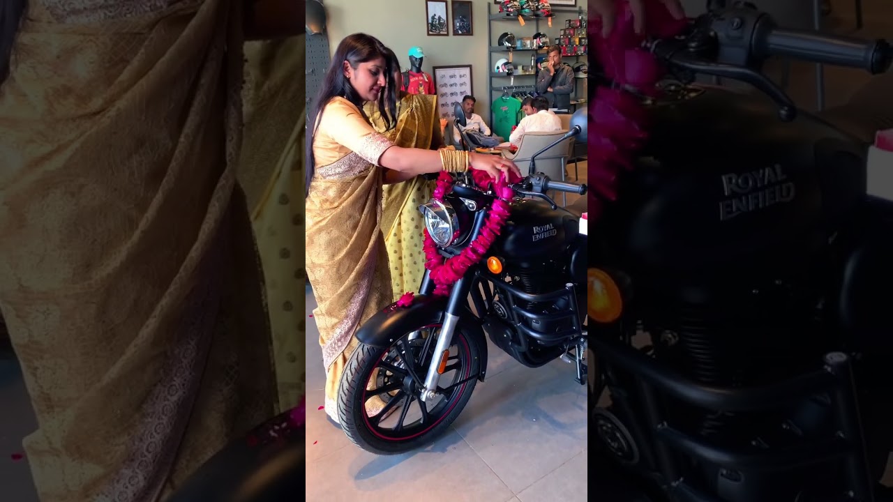 Royal Enfield Classic 350 Dark Stealth Black 2023 Delivery 🚀