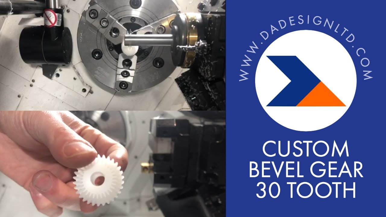 Custom Bevel Gear Mod-1 (30 Tooth) | DA Design Automation