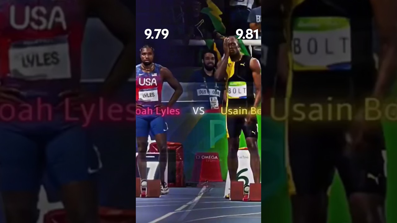 Usain Bolt vs Noah Lyles | Short Race Highlights from the Olympics