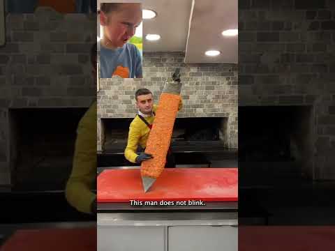 The World’s Biggest Shawarma?! #romeoeats #RomeyReacts #shorts #shawarma