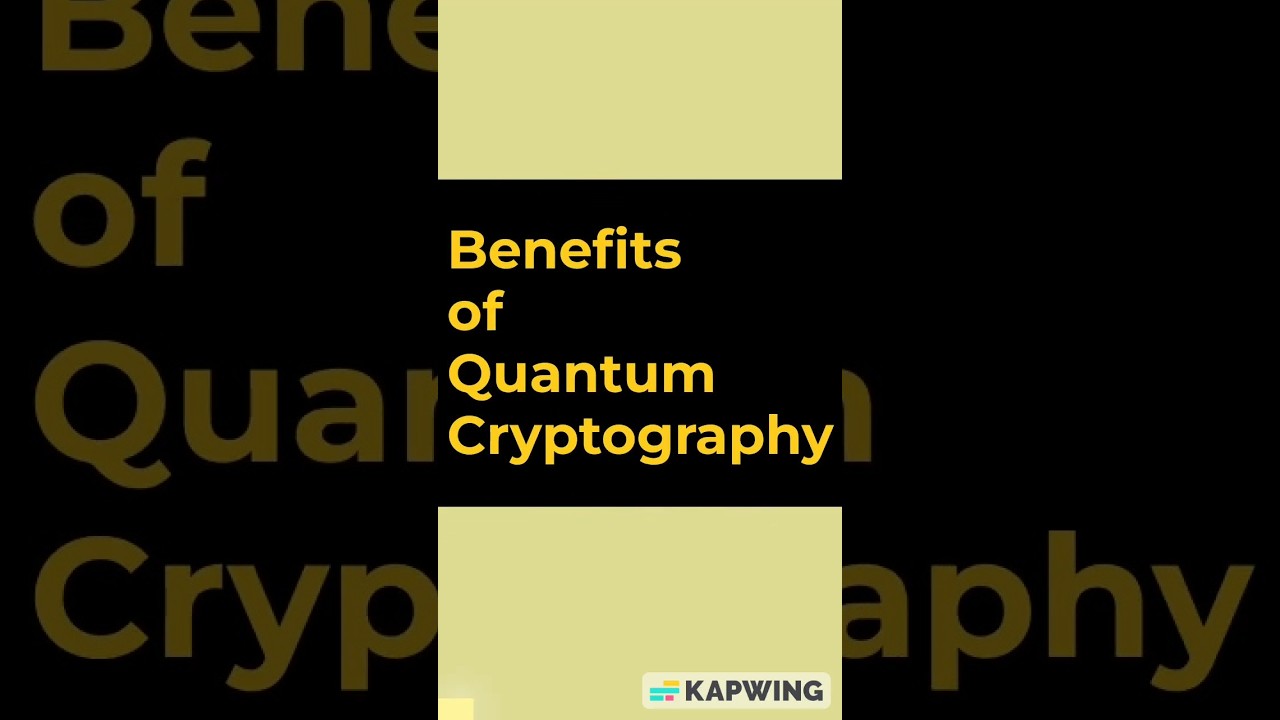 Understanding the Benefits of Quantum Cryptography in Computer Science A-Level