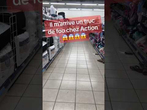 Il m’arrive une histoire de dingue chez Action 😱😱😱 #magasinaction #action #insolite