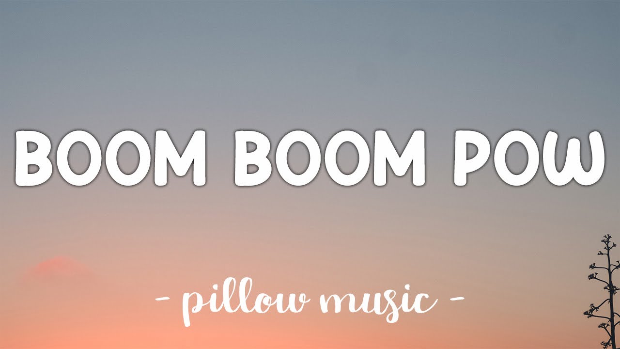 Black Eyed Peas - Boom Boom Pow 🎶 | Full Lyrics & Lyrics Video