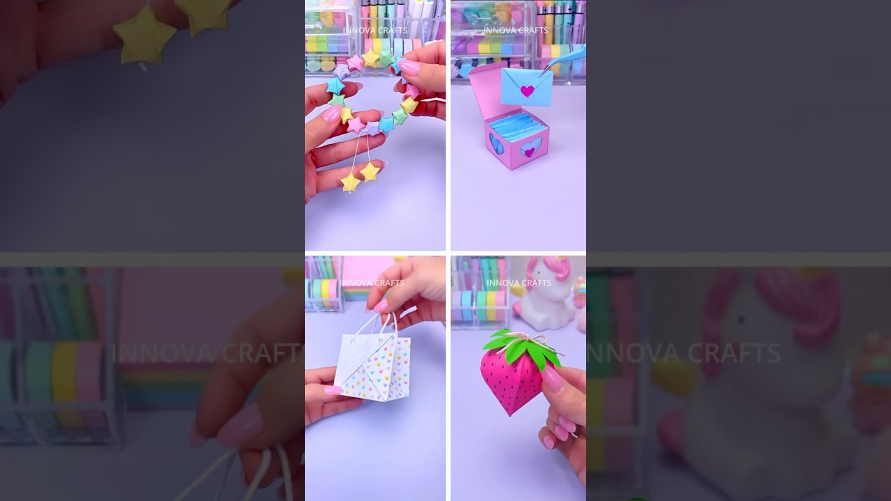 4 Adorable Paper Gift Ideas 💖 | DIY Crafts