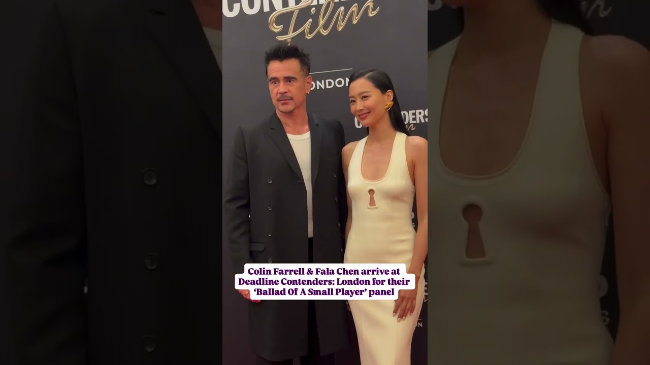 Colin Farrell & Fala Chen Attend Deadline Contenders: London for ‘Ballad of a Small Player’ 🎬