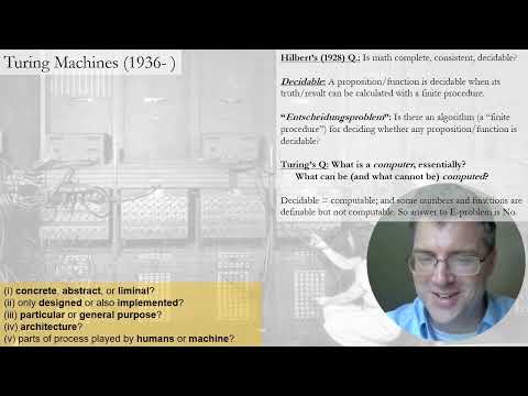 History of Computation - Part 4 - Turing Machines