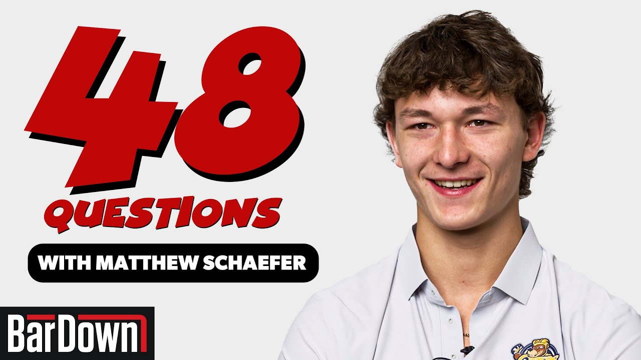 48 Questions with Top NHL Draft Prospect Matthew Schaefer 🏒