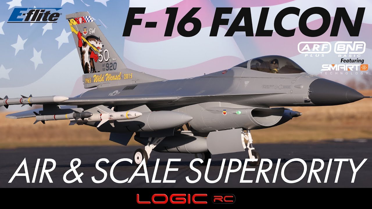 E-Flite F-16 Falcon 80mm EDF Jet – High-Performance RC Fighter with Realistic Details ✈️