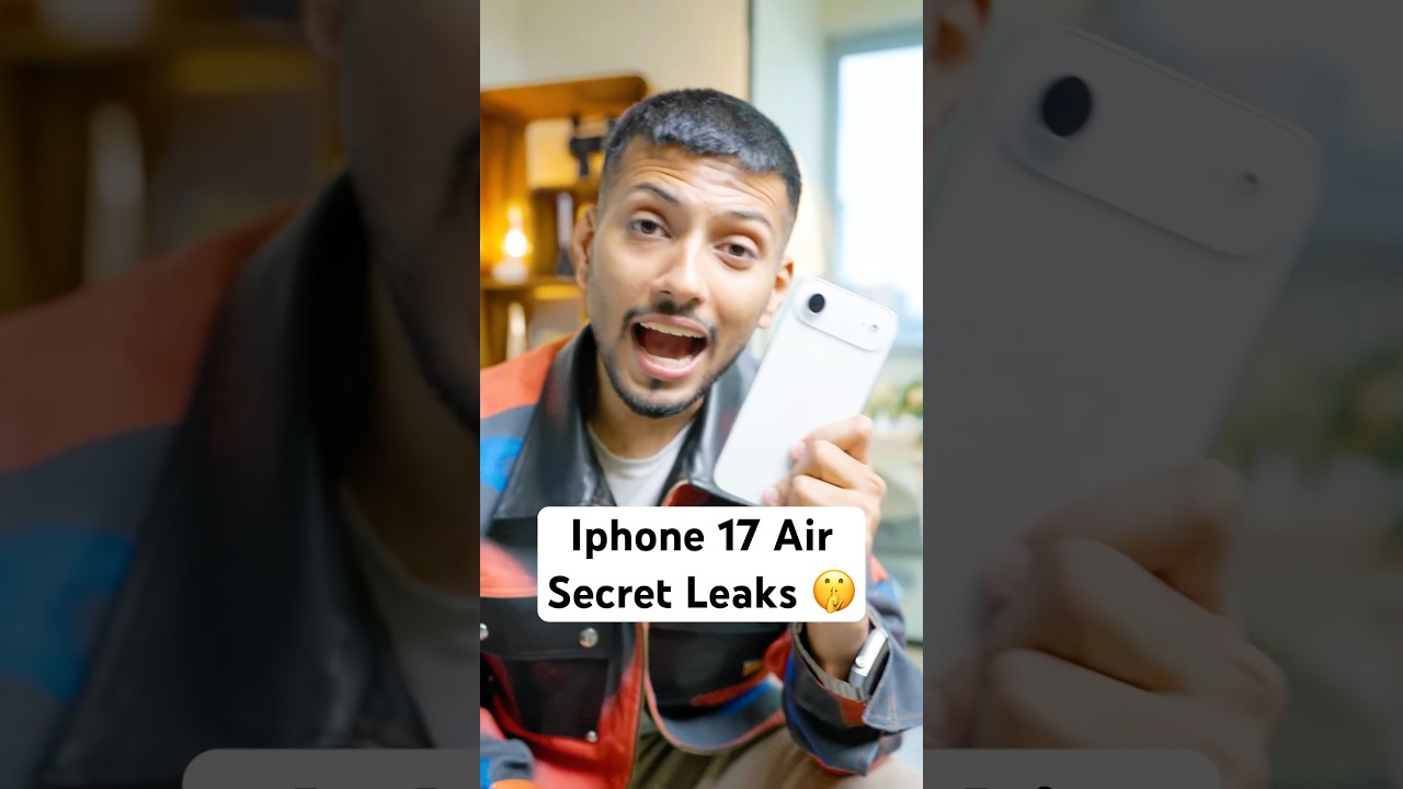 Iphone 17 Air Secret Leaks 🤫 #shorts #iphone17air
