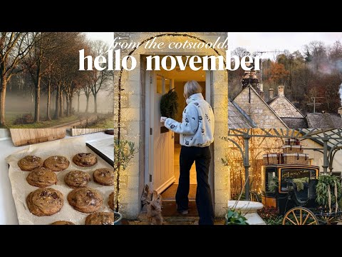 hello november 🌲🪵 christmas shopping, country walks & baking cookies
