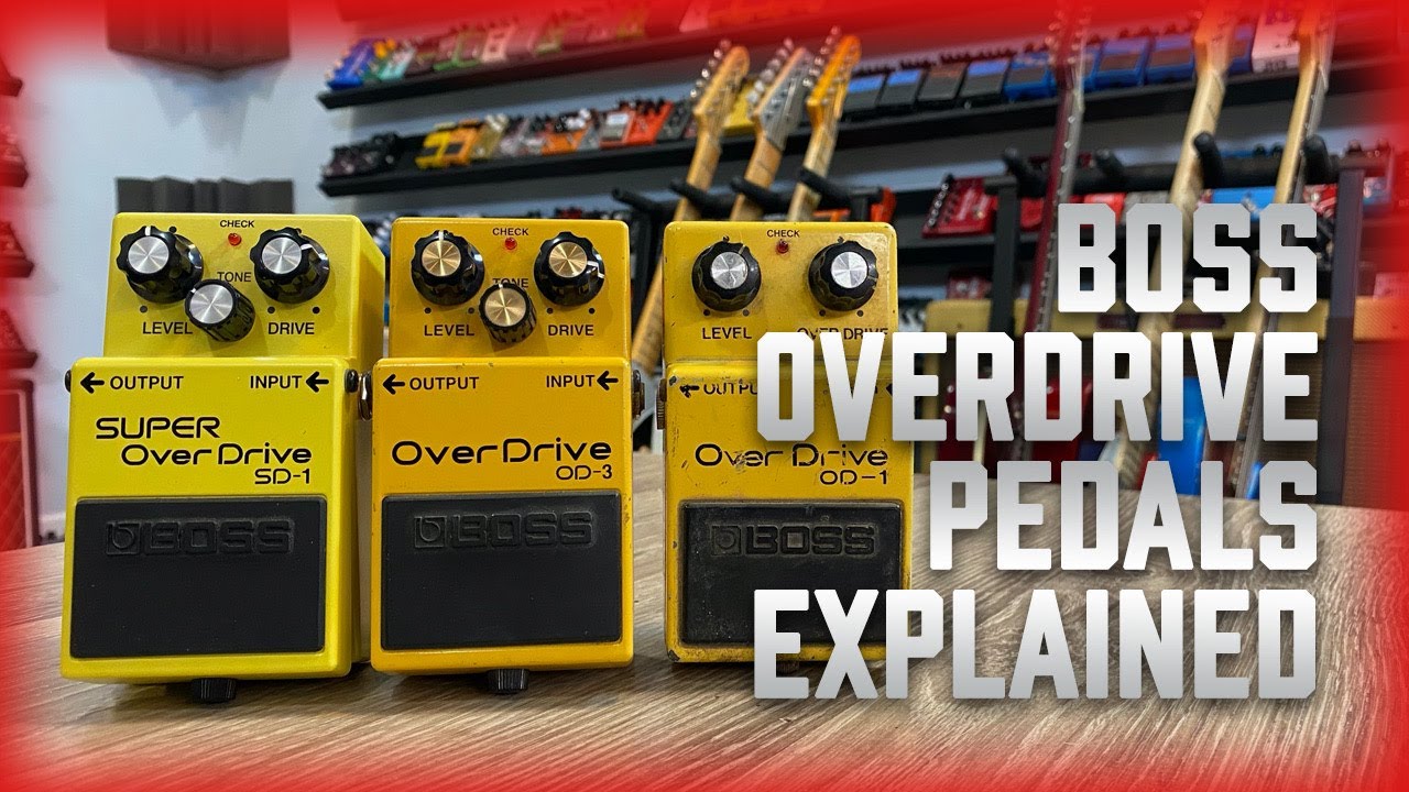 Boss Overdrive Pedals Explained OD-1/OD-3/SD-1