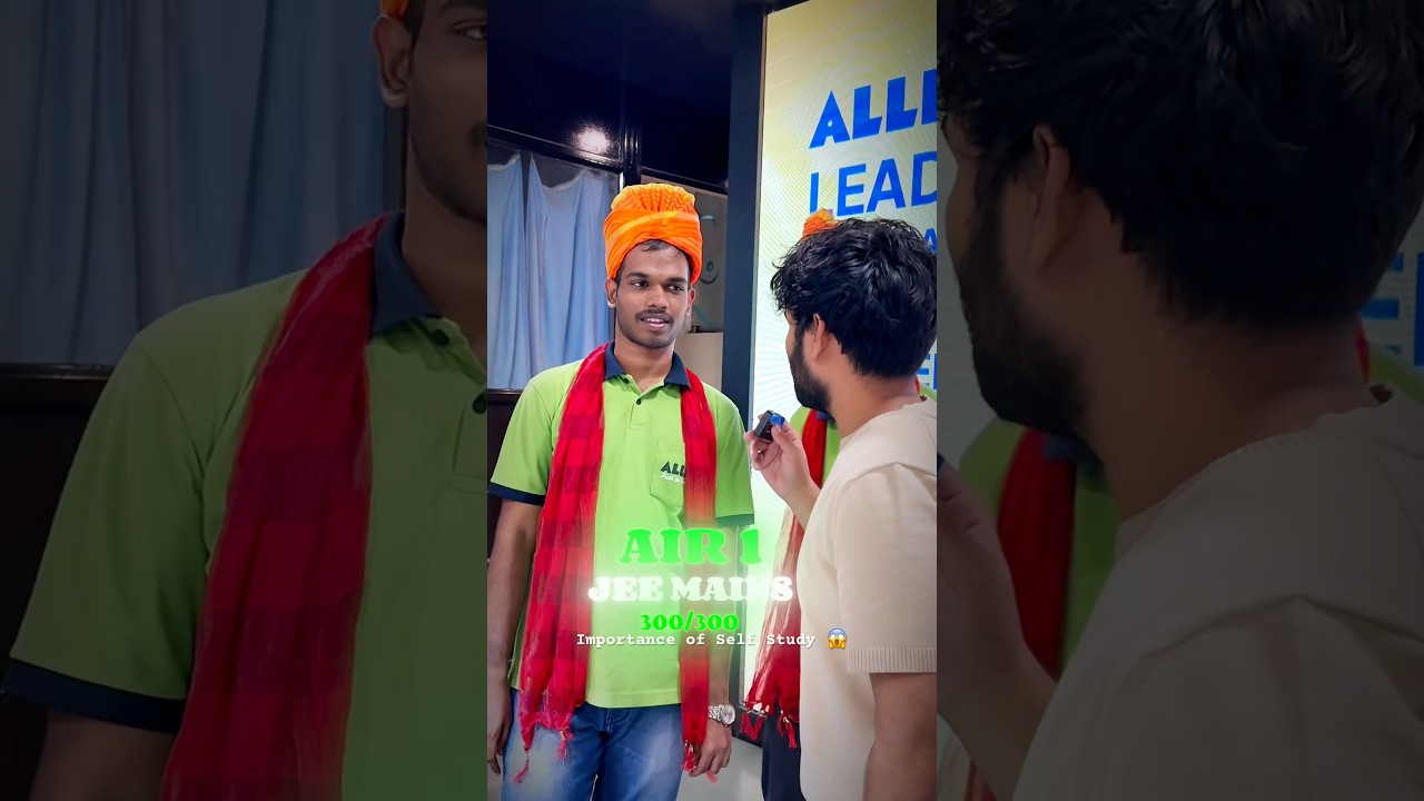 JEE MAINS AIR 1 Daily Routine of Topper Om Prakash Behere 🏆