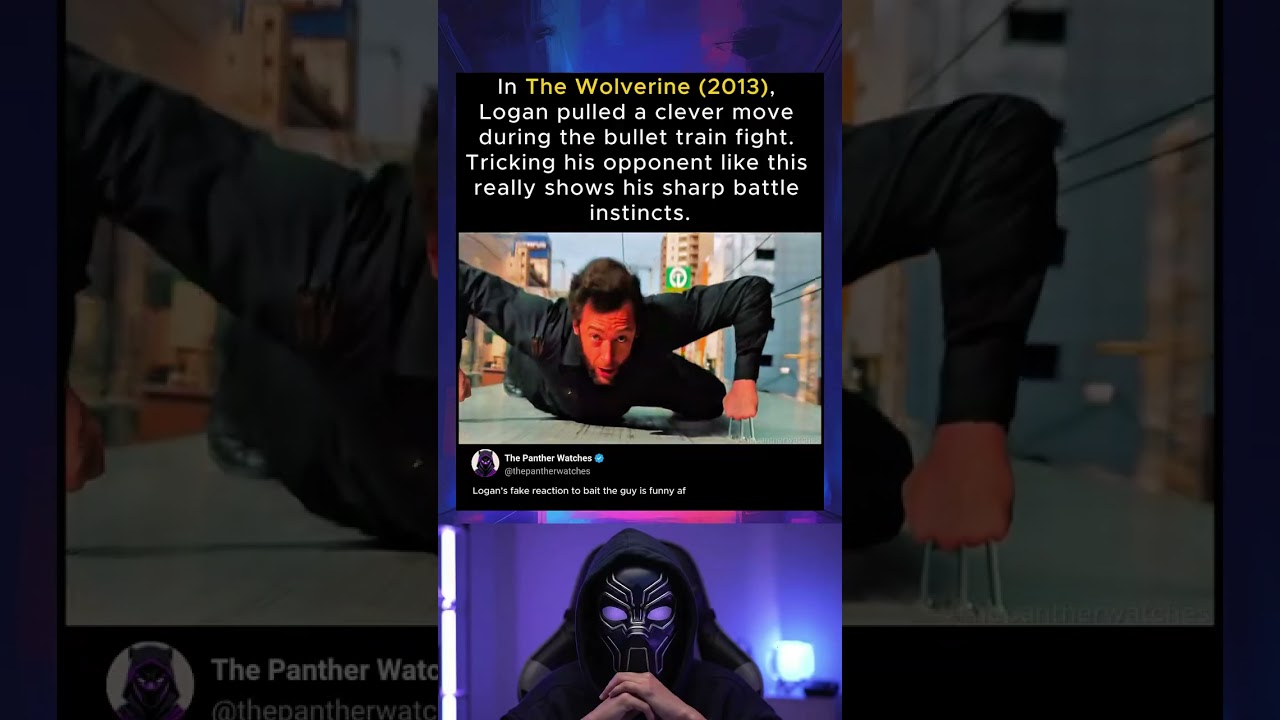 In The Wolverine (2013), Logan pulled a clever move during the bullet train fight