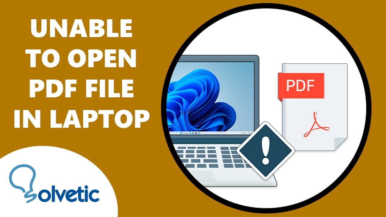 Quick Fix: Unable to Open PDF Files on Your Laptop 🔧