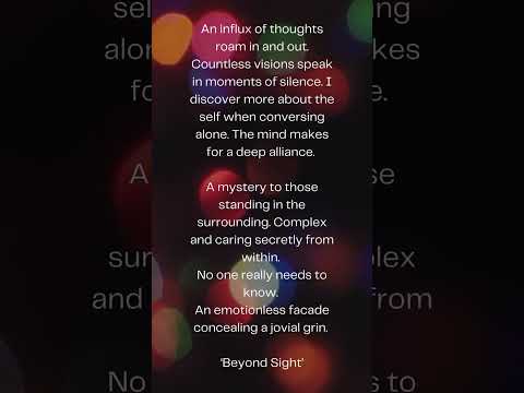 âBeyond Sightâ instagrampoetry #poetry #poetrycommunity #poetryisnotdead #instapoetry