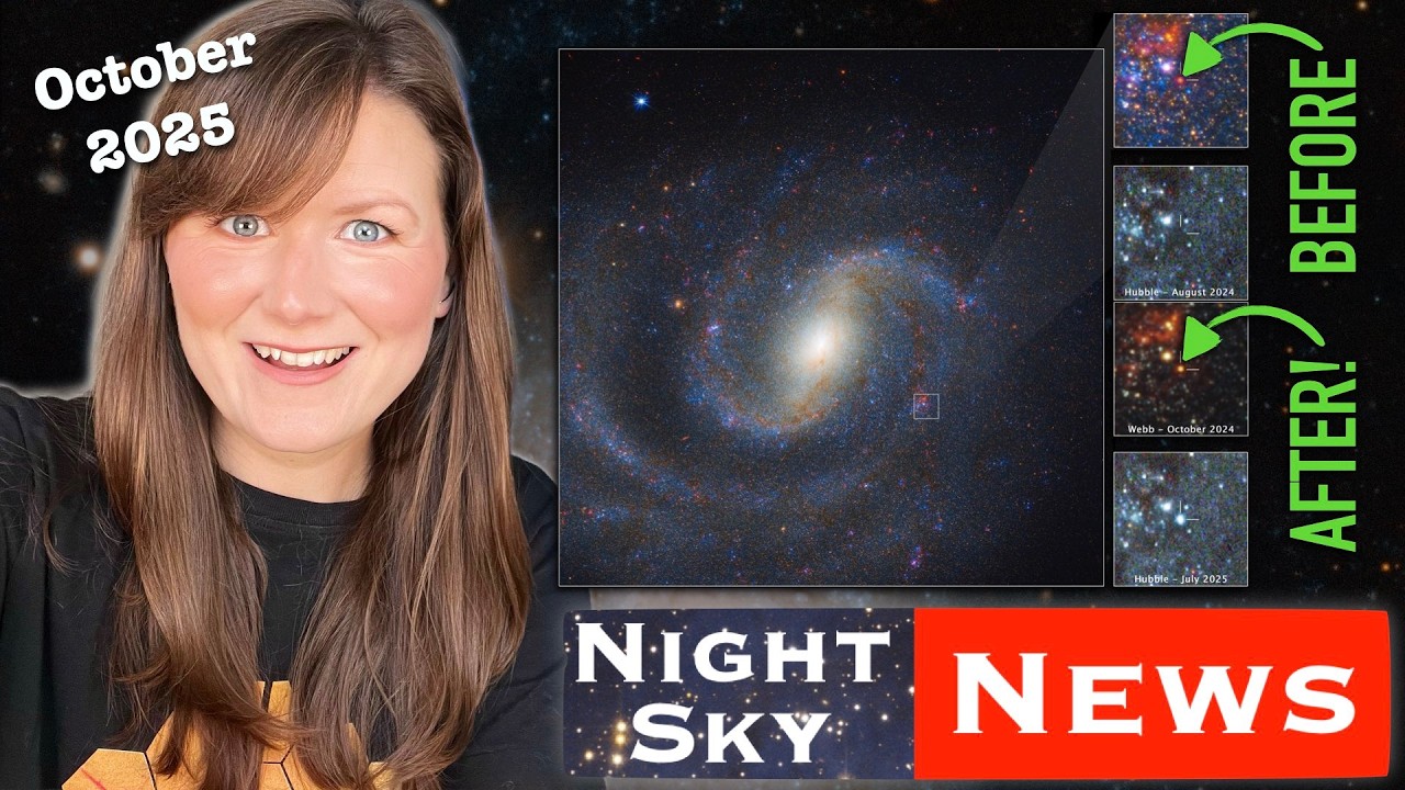 JWST spots a star BEFORE it goes supernova | Night Sky News October 2025