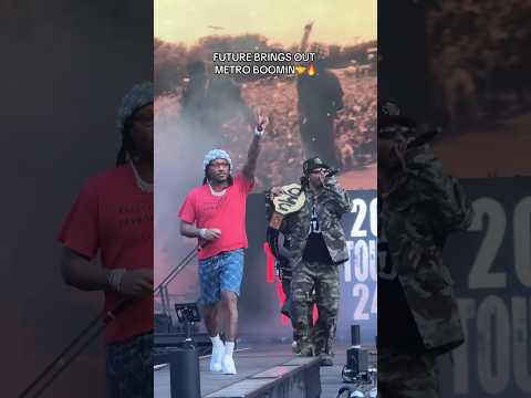 Future Brings Out Metro Boomin at Wireless Festival #future #metroboomin #atlanta
