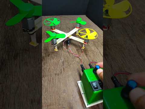 How to Make Drone At Home Easy | making drone using dc motor #howtosamir