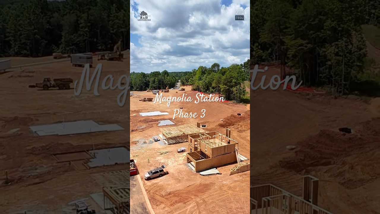 From Dirt to Dream Home | Magnolia Station Phase 3 Progress 🏡 #NewConstruction