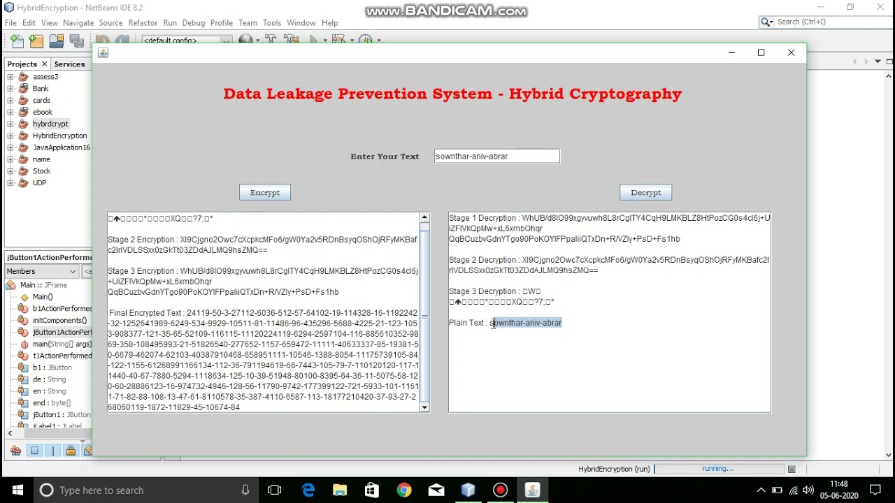 Data Leakage Prevention with Hybrid Cryptography 🔒
