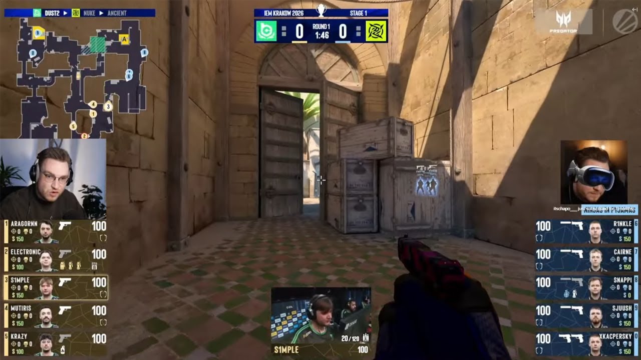 🔴S1MPLE's LAST CHANCE | IEM KRAKOW STAGE 1 DAY 3🔴