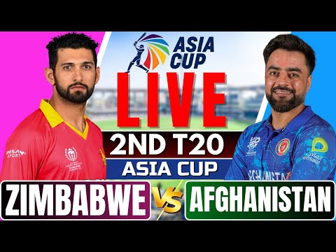 🔴Live: Afghanistan vs Zimbabwe | 2nd T20 | Live Score & Commentary | Live cricket match today
