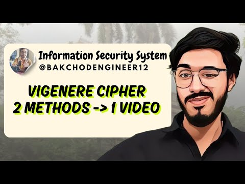 VIGENERE CIPHER | Information Security System #rtu