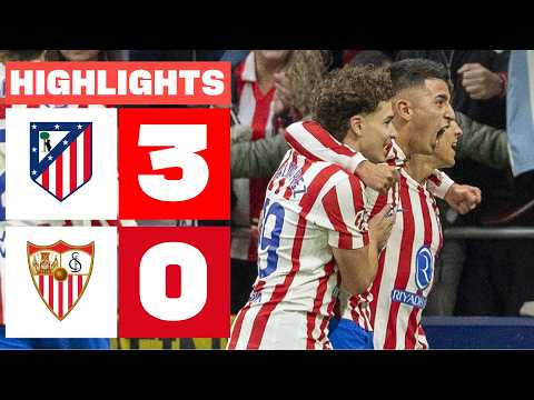 ATLÉTICO DE MADRID 3 - 0 SEVILLA FC | RESUMEN LALIGA EA SPORTS