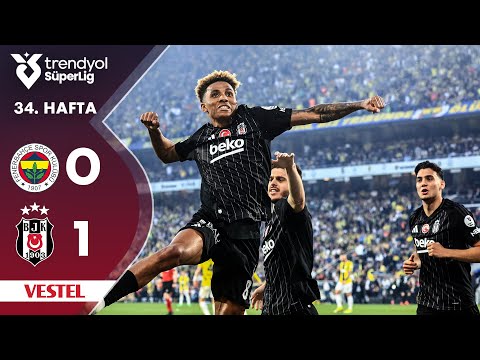 Vestel | Fenerbahçe (0-1) Beşiktaş - Highlights/Özet | Trendyol Süper Lig - 2024/25
