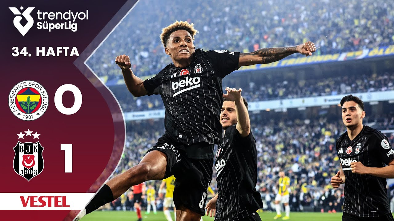 Fenerbahçe vs Beşiktaş 0-1 Highlights | Trendyol Süper Lig 2024/25