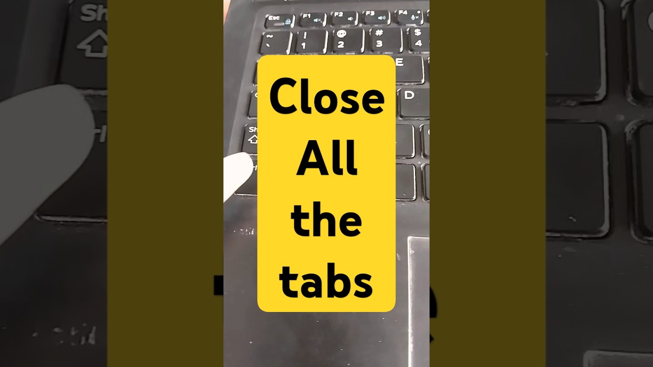 Ditch Alt+F4: The Ultimate Shortcut to Close All Browser Tabs! #shortcutkeys #windows #technology