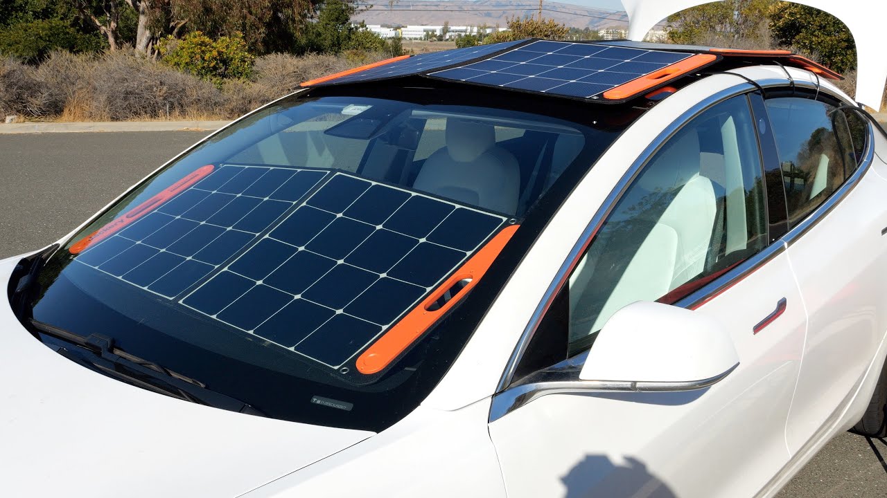 Power Your Tesla Anywhere with Portable Solar 🌞