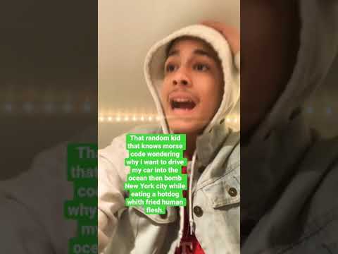 That random kid that knows morse code in class