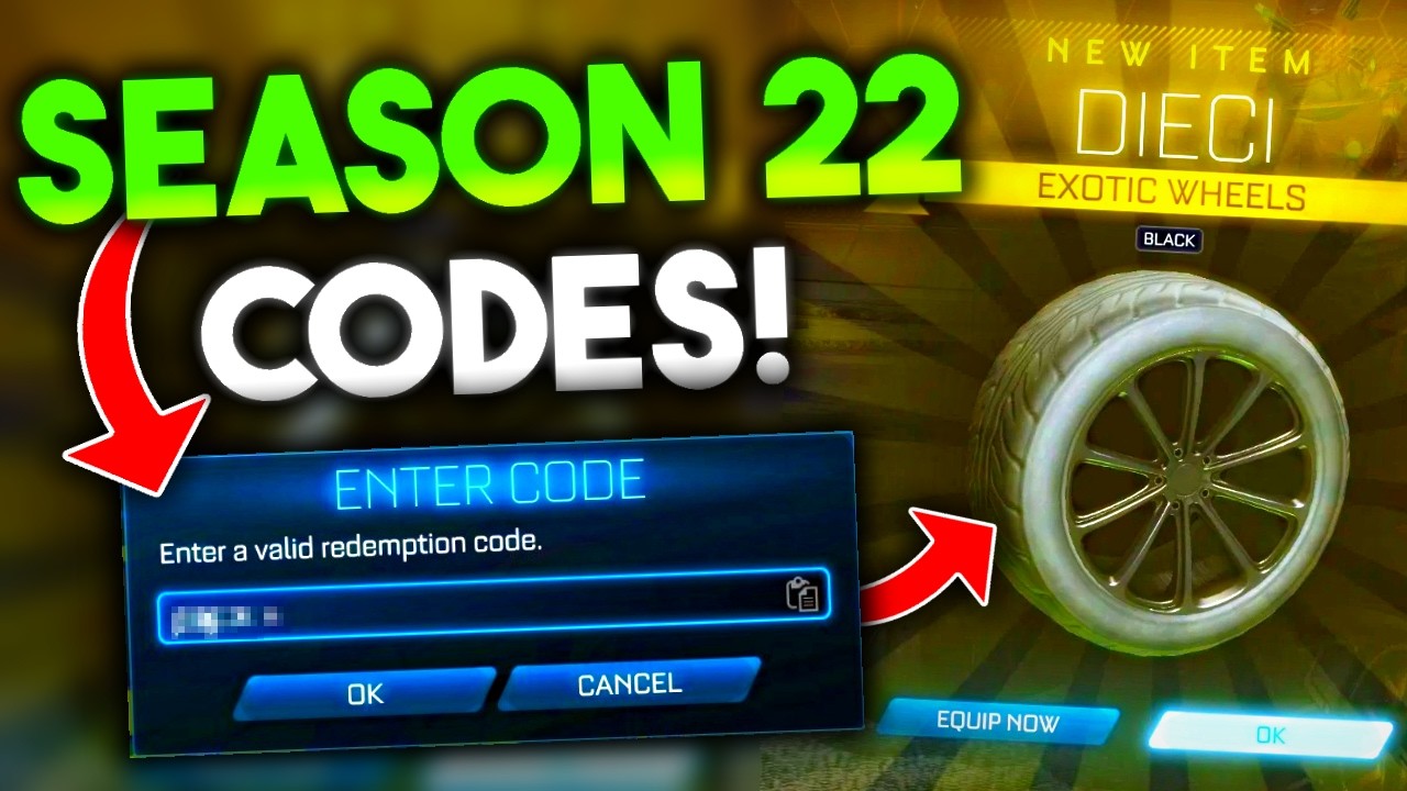 Rocket League Season 22 Redeem Codes 🚀