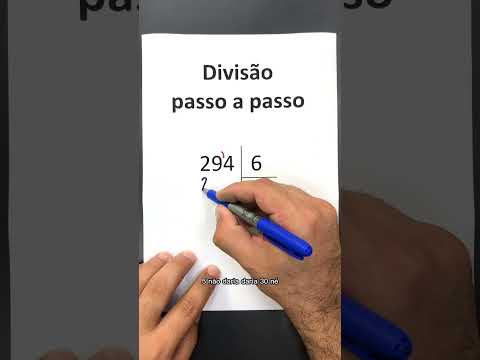 😍 Como fazer divisão passo a passo