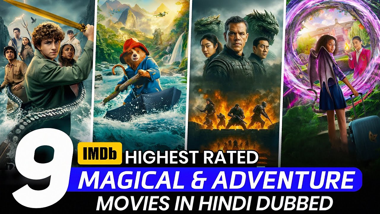 Top 9 Best "Magical & Adventure" Movies In Hindi | Best Fantasy Adventure Movies Hindi Dubbed 2026