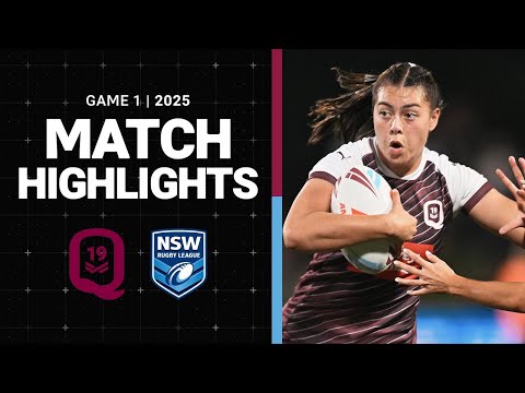 2025 Women's U19s State of Origin | Match Highlights | Maroons v Blues