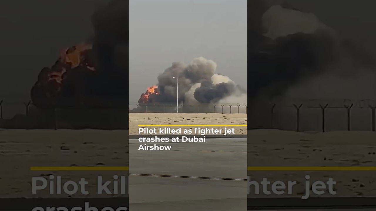 Pilot Dies in HAL Tejas Jet Crash at Dubai Airshow ✈️