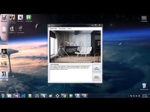 Hiding Secret Messages in Images using Steganography in C# Program