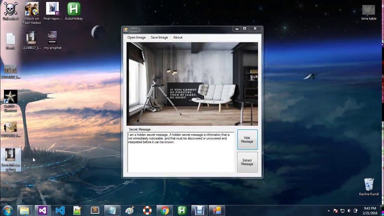 Learn How to Hide Secret Messages in Images with C# Steganography ๐ผ๏ธ