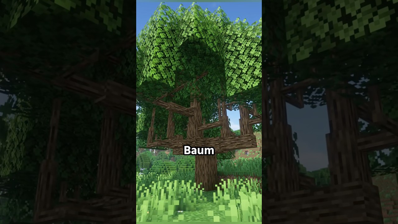 Extrem realistische Bäume in Minecraft… #minecraft #minecraftmods #minecraftdeutsch