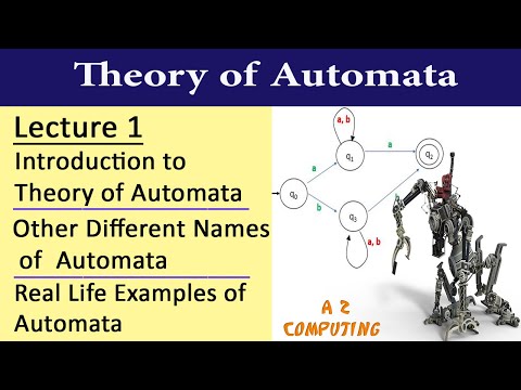 Lecture 1: Introduction to the Theory of Automata