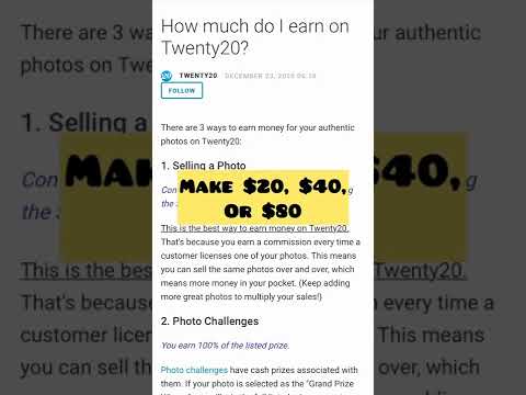 Make $100 Selling Pictures Online with your Smartphone - Side hustle 2022