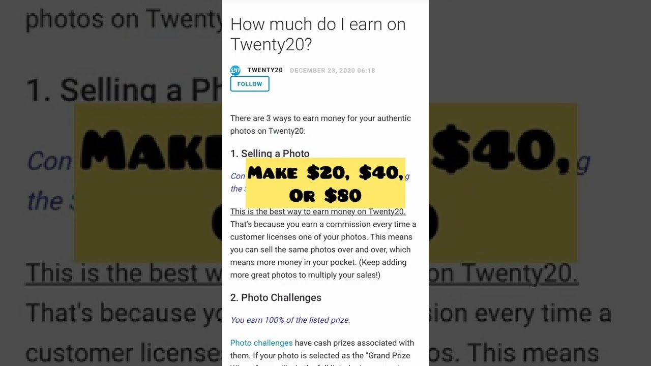 Earn $100+ Easily Selling Photos Online with Your Smartphone 📱