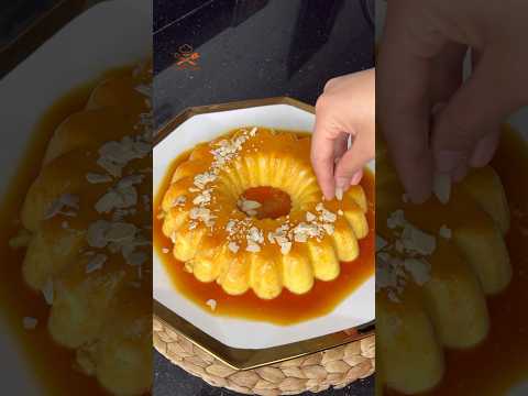 فلان اقتصادي و لذيذ😋 #عنوان_الحادكة #فلان_كراميل #فلان #فلون #تحلية_باردة #ديسير_بارد #shortsvideo