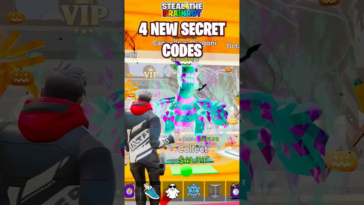 4 NEW SECRET CODES! Steal the Brainrot