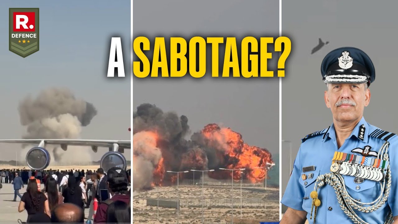 Tejas Jet Crash in Dubai: Air Marshal RGK Kapoor on Sabotage 🛩️