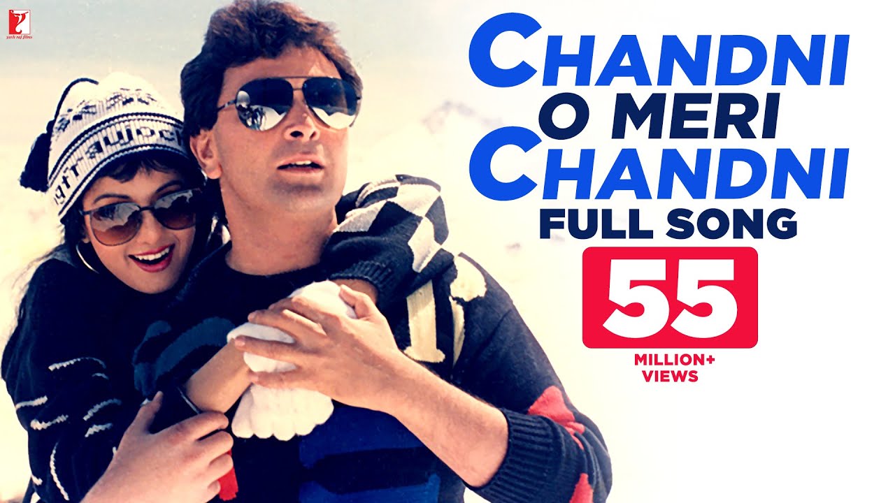 Chandni O Meri Chandni 🎶 | Beautiful Full Song from Chandni (Sridevi & Rishi Kapoor)