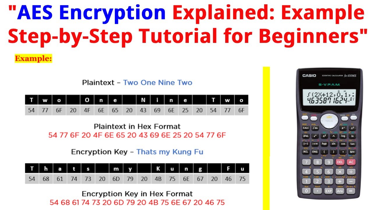 AES Algorithm in Cryptography in Bangla | 2024 Example and Explanation